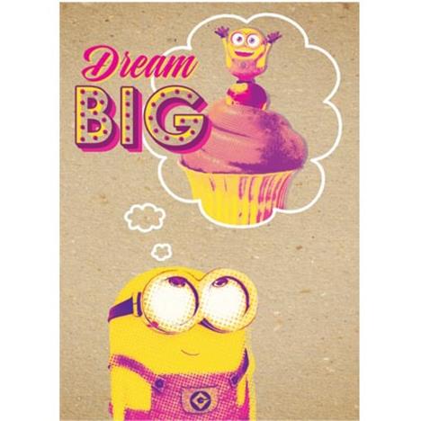 Despicable Me Crafty Minions Dream Big Birthday Card £1.75